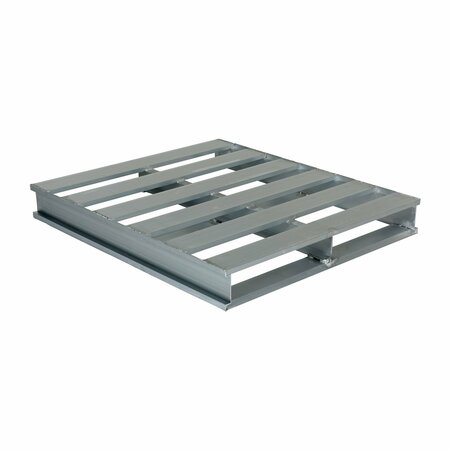 VESTIL Aluminum Heavy Duty Aluminum Pallet, 48 in L, 40.125 in W, 6 H AP-4048